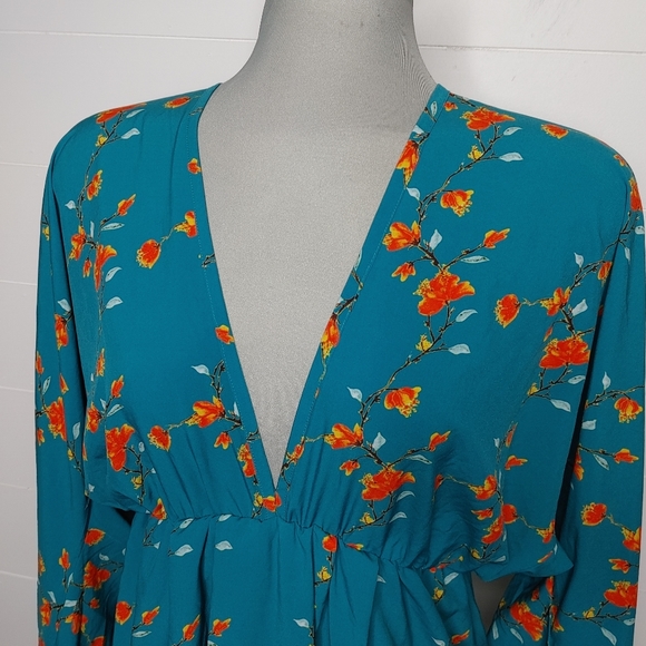 SOLD Celia Dragouni Chinese Garden dress S/M - Picture 3 of 10